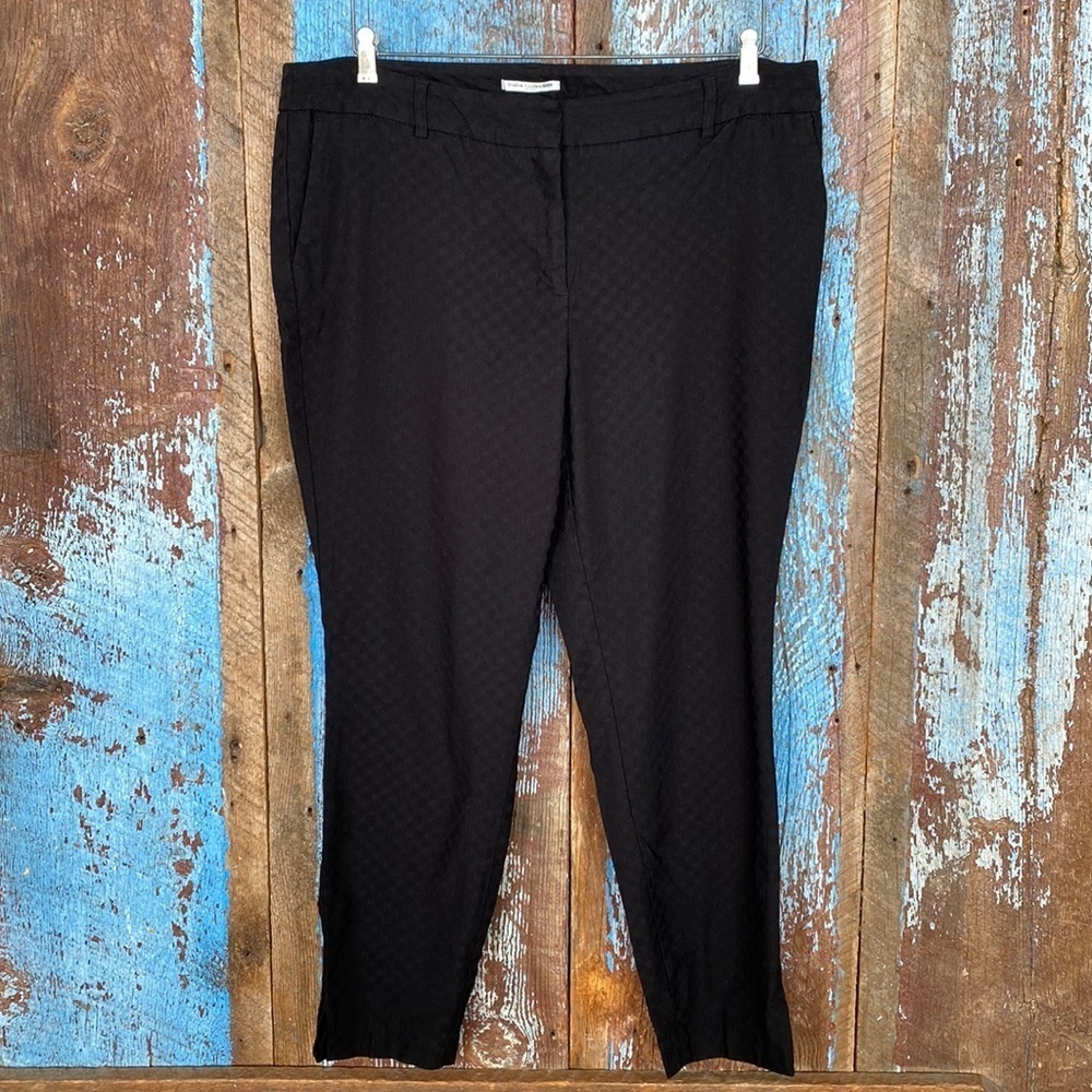 Dalia Collection Black Capri Pant Size 16W
